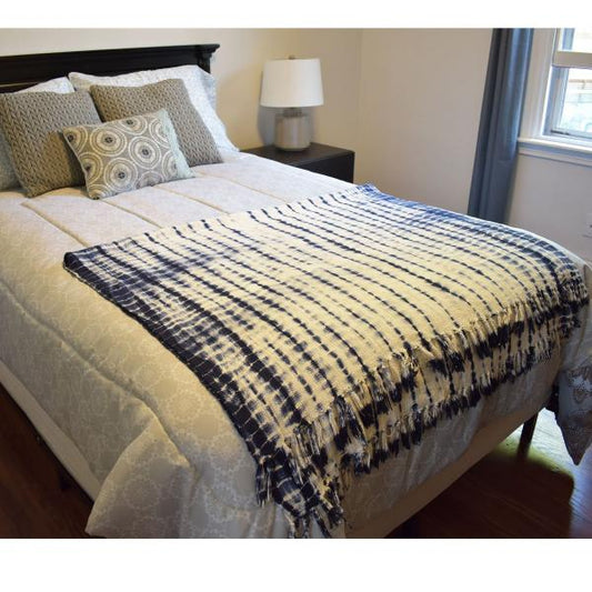 SHIBORI THROW              67" X 42"