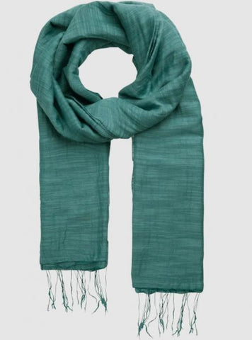 FOREST SILK AND COTTON SCARF