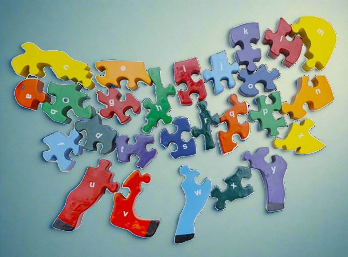 HORSE PUZZLE - COLORS & LETTERS