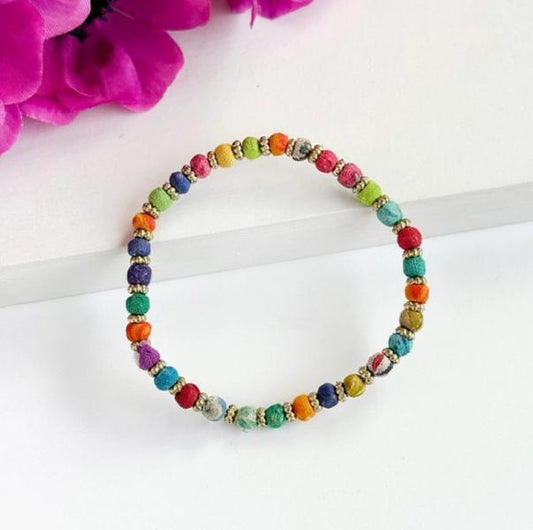 MINI BEAD KANTHA BRACELET