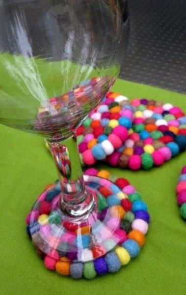RAINBOW COASTER SET X4