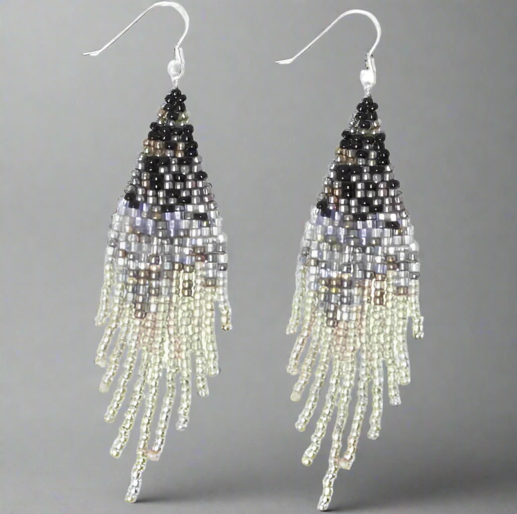 SILVER CHANDELIER EARRINGS