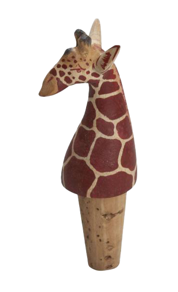 GIRAFFE BOTTLE TOPPER