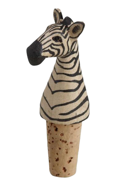 ZEBRA BOTTLE STOPPER