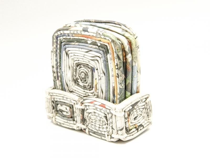 UPCYCLED PAPER COASTERS