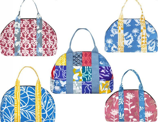 BATIKED ORGANIC COTTON WEEKEND BAG