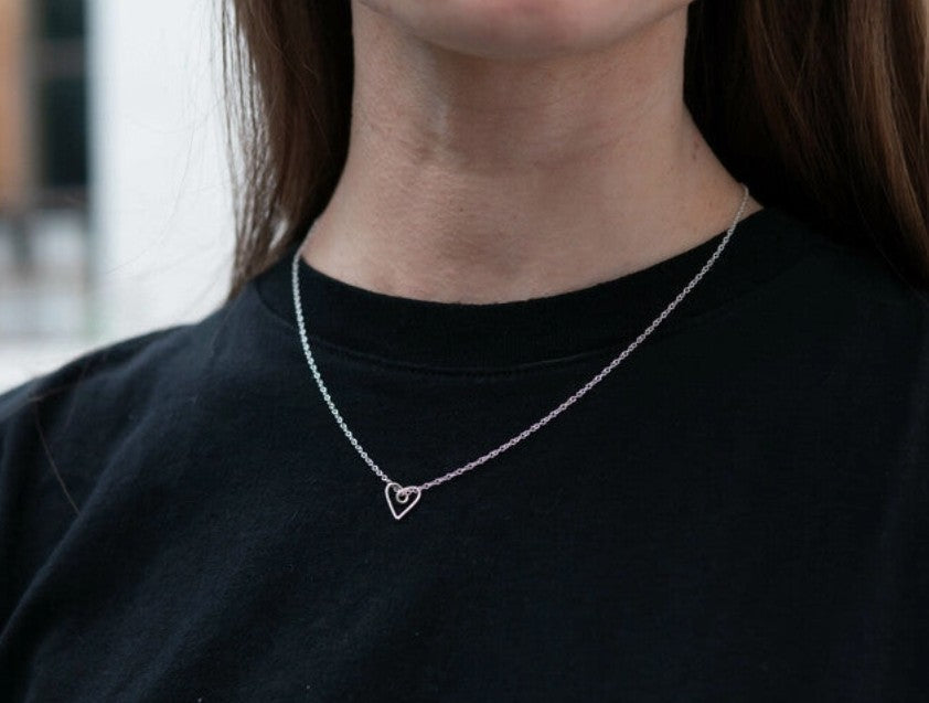 Sterling Sweetheart Necklace