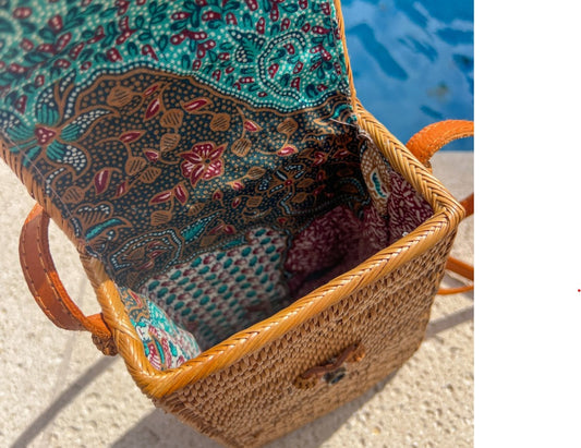 Woven Vine Phone Purse