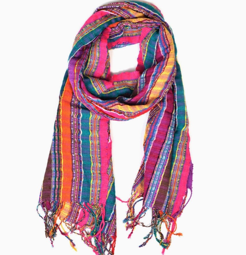Summer Festival Cotton Scarf