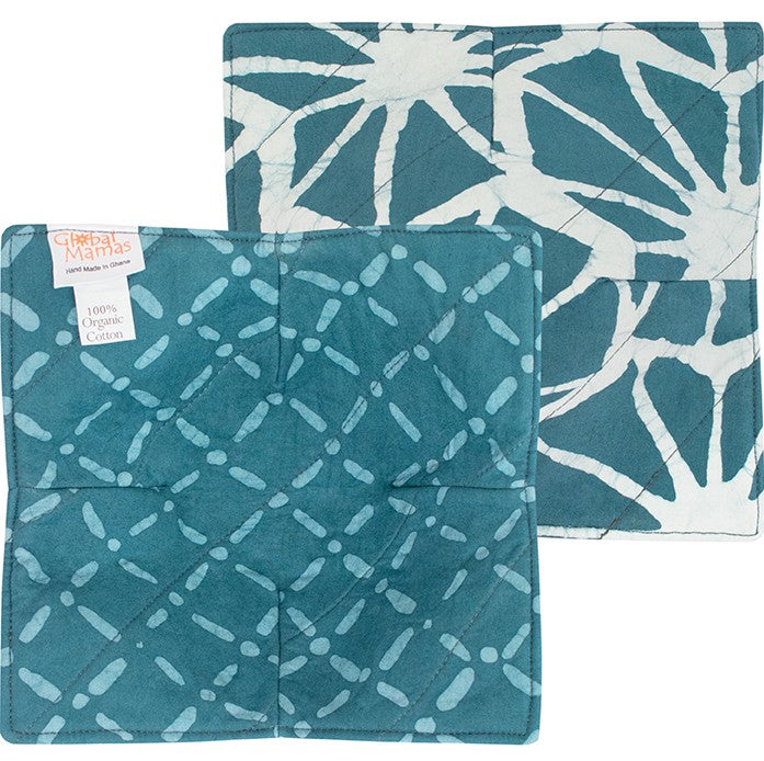 Teal Batiked Bowl Cozy