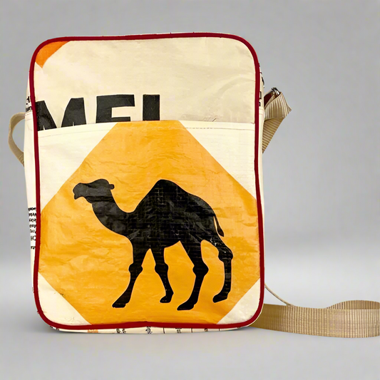 CAMEL CEMENT CROSSBODY BAG