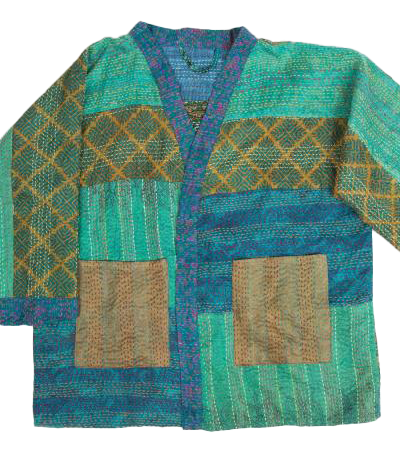 UPCYCLED SILK SARI JACKET