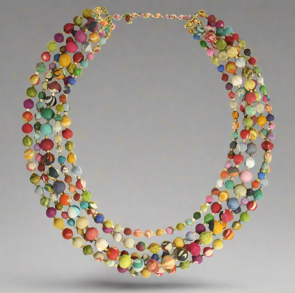 5 STRAND KANTHA NECKLACE