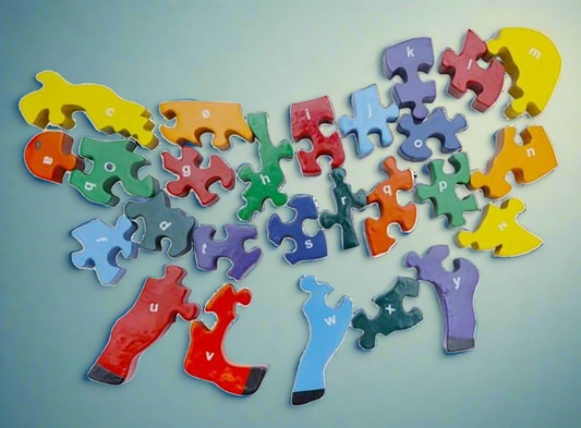 HORSE PUZZLE - COLORS & LETTERS