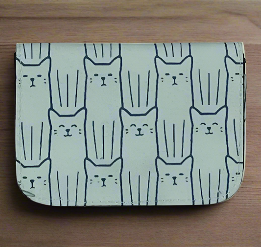 BLUE CAT CARD HOLDER