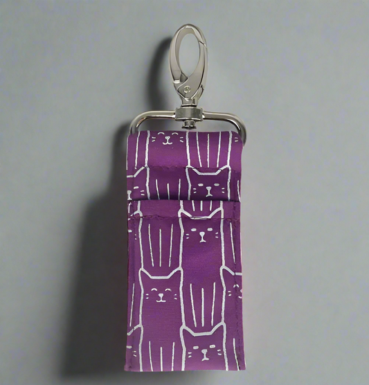 PURPLE CAT LIP BALM BAG