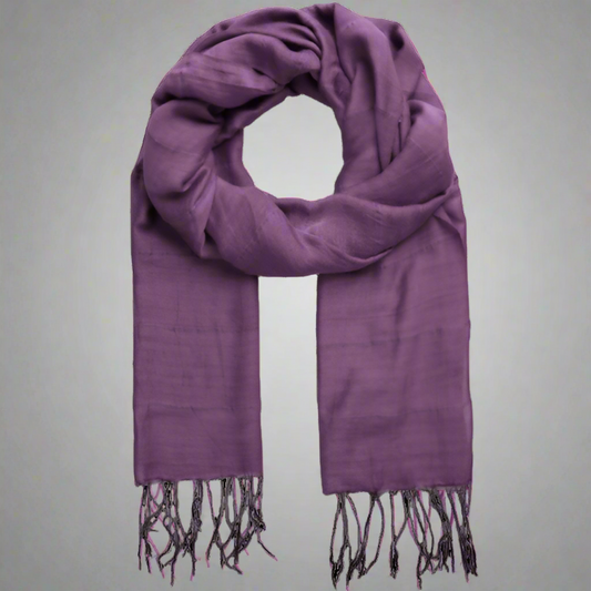 ACAI SILK AND LINEN SCARF