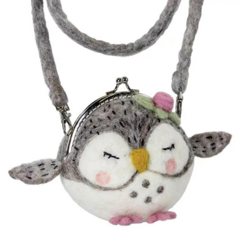 SPECKLED OWL PURSE