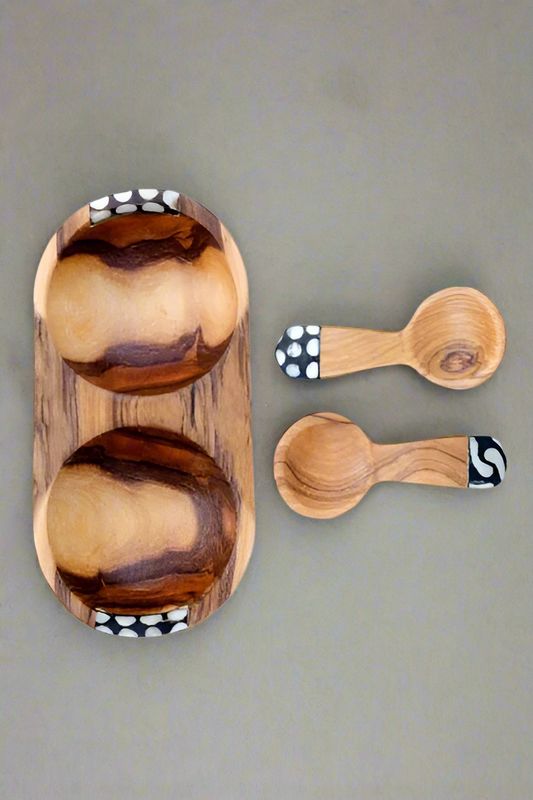 BATIKED DOUBLE SPICE DISH