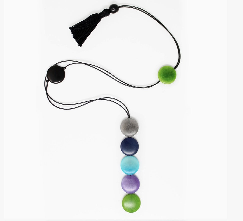 Shoreline Tagua Coins Pendant Necklace