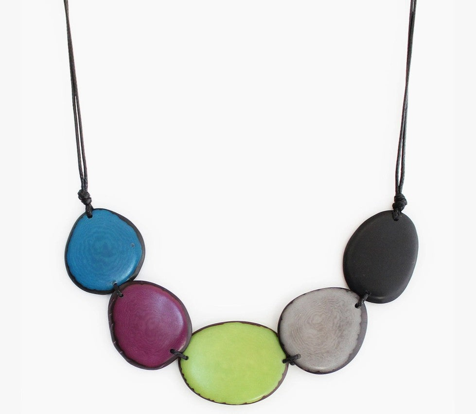 Shoreline Tagua Disc Necklace