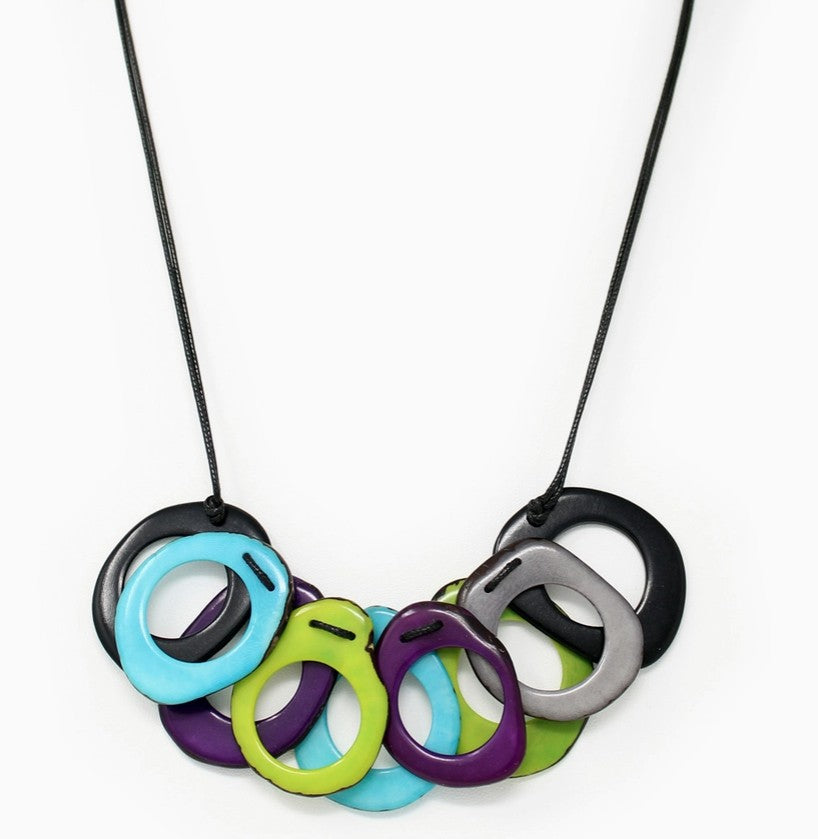 Shoreline Tagua Slice Necklace
