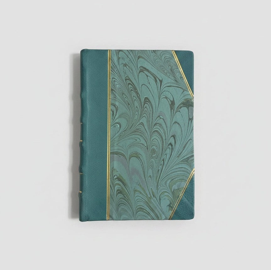 Teal Marbled Journal