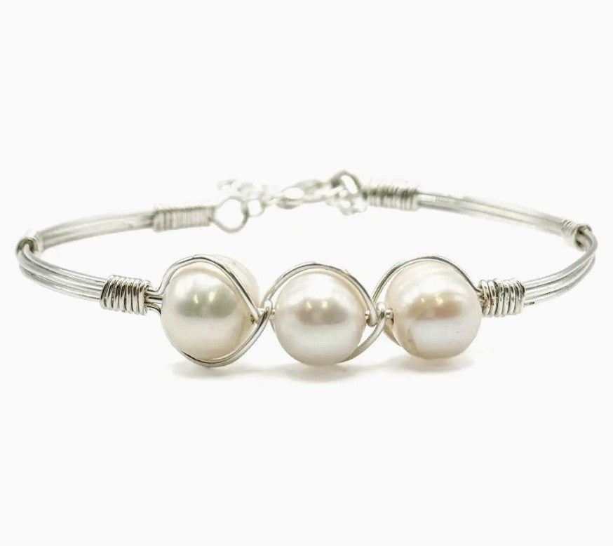 Triple Pearl Bracelet