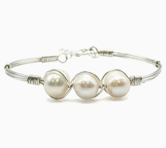 Triple Pearl Bracelet