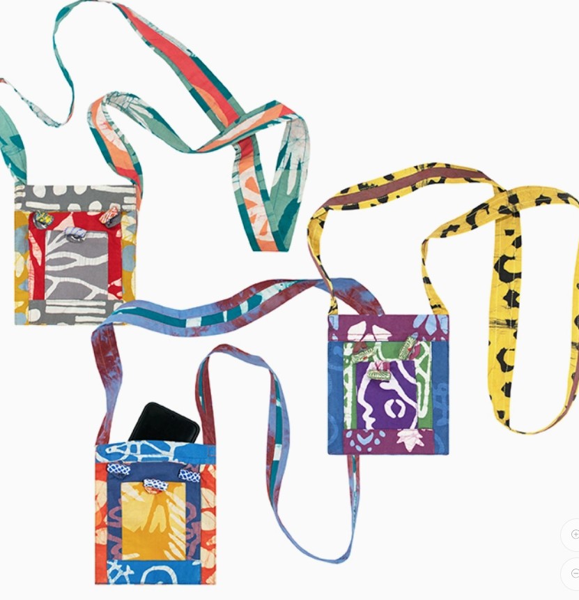 Batiked Passport Bag