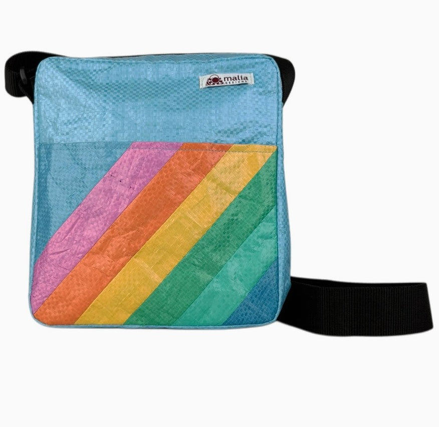 Blue Rainbow Crossbody