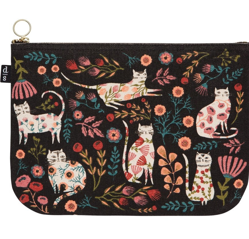 Cats Amongst the Flowers Clutch