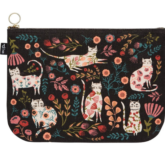 Cats Amongst the Flowers Clutch