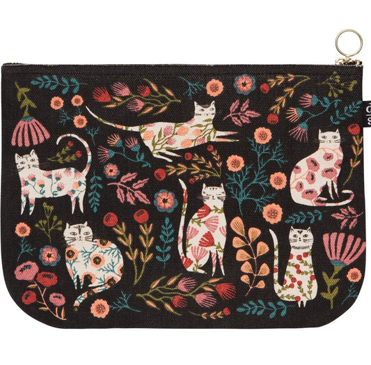 Cats Amongst the Flowers Clutch