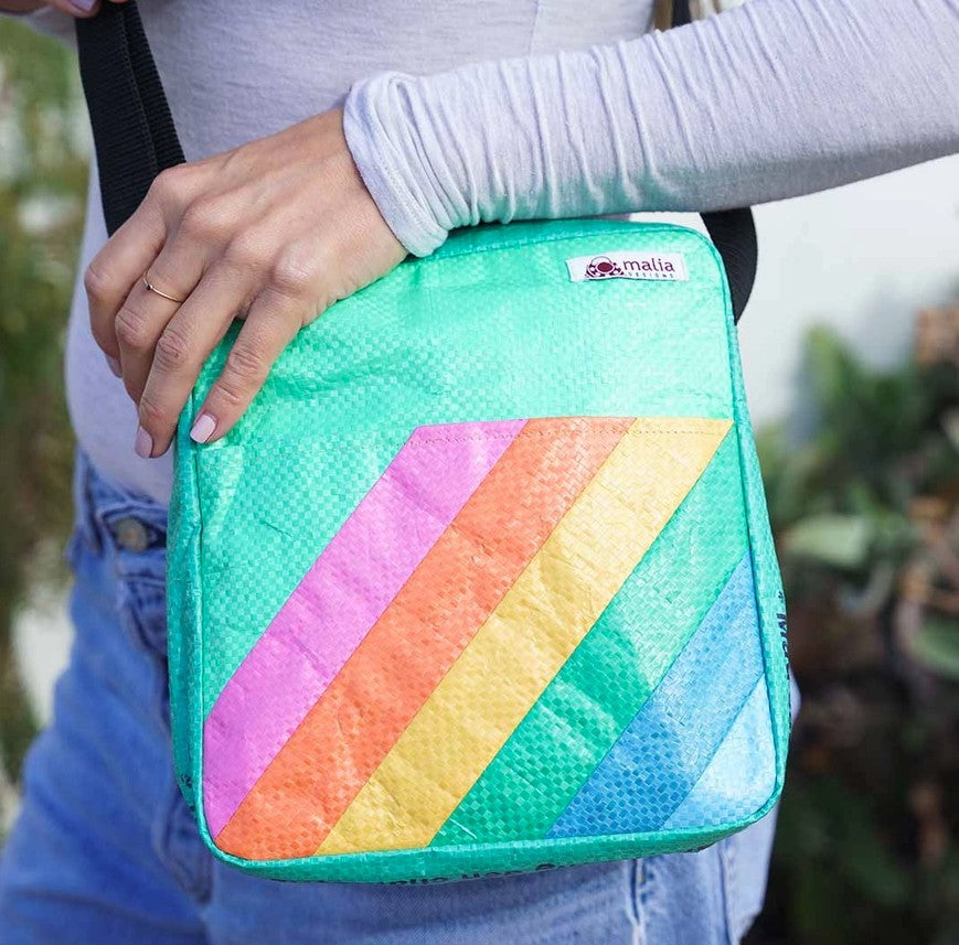 Green Rainbow Crossbody