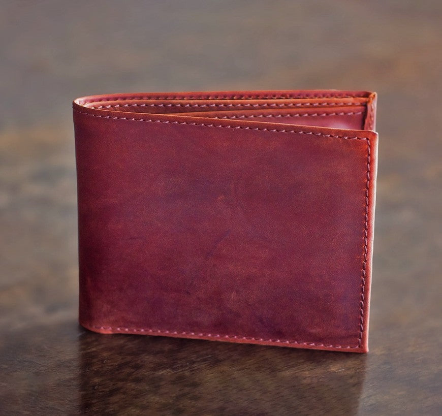 Brown Leather Wallet w/ Card Holder
