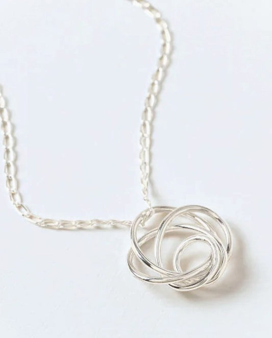 Sterling Silver Circles Necklace